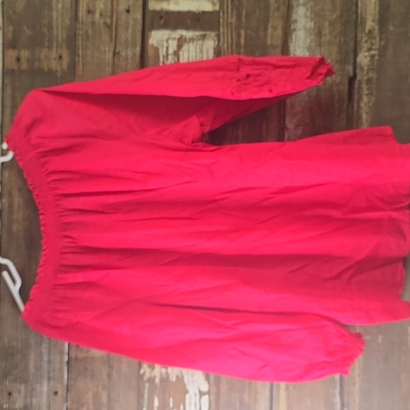 Westbound Vibrant Pink Blouse, Plus Size 1X - Picture 2 of 4